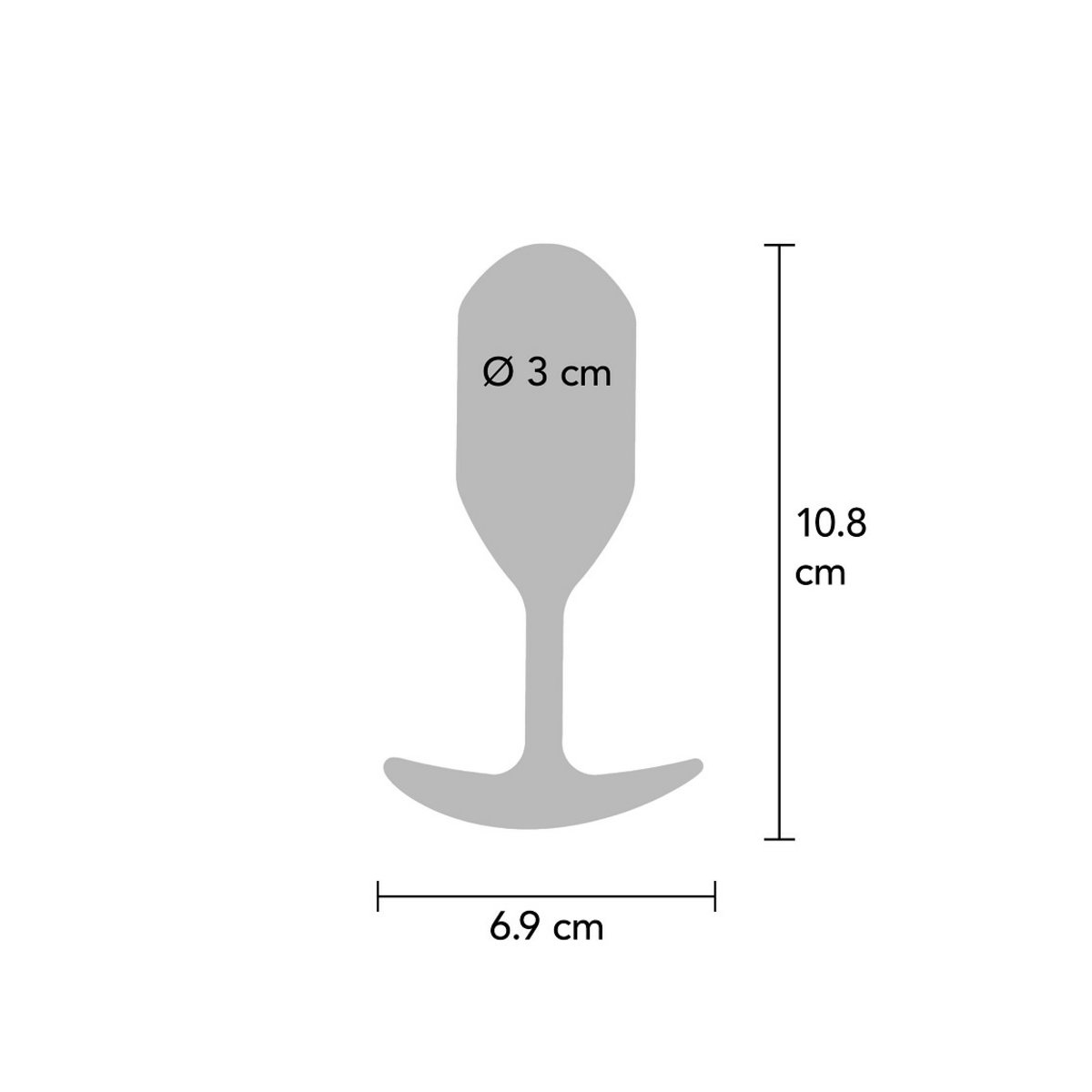 Buttocks The Player Weighted Butt Plug 106Gr