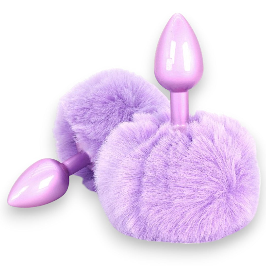 ToyJoy Happiness Enchanting Bunnytail Buttplug Purple