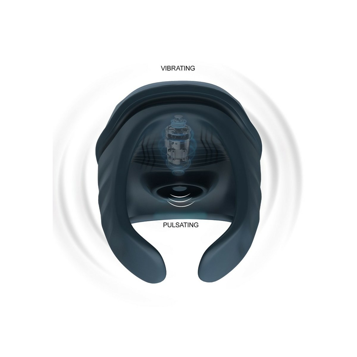 Nova Pulsating Squeezable Stroker-Masturbator