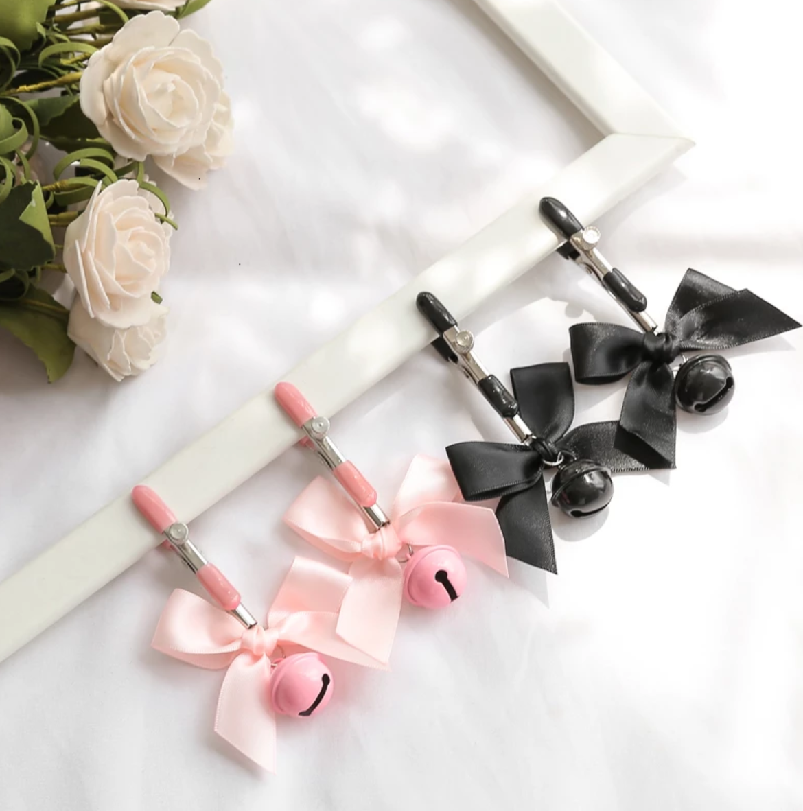 Bells And Bows Nipple Clamps