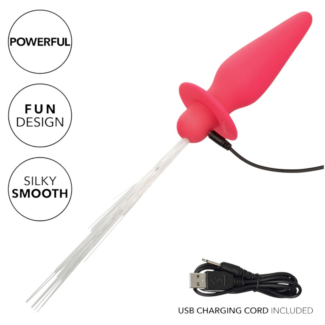 Southern Lights Vibrating Light Up Anal Probe Pink