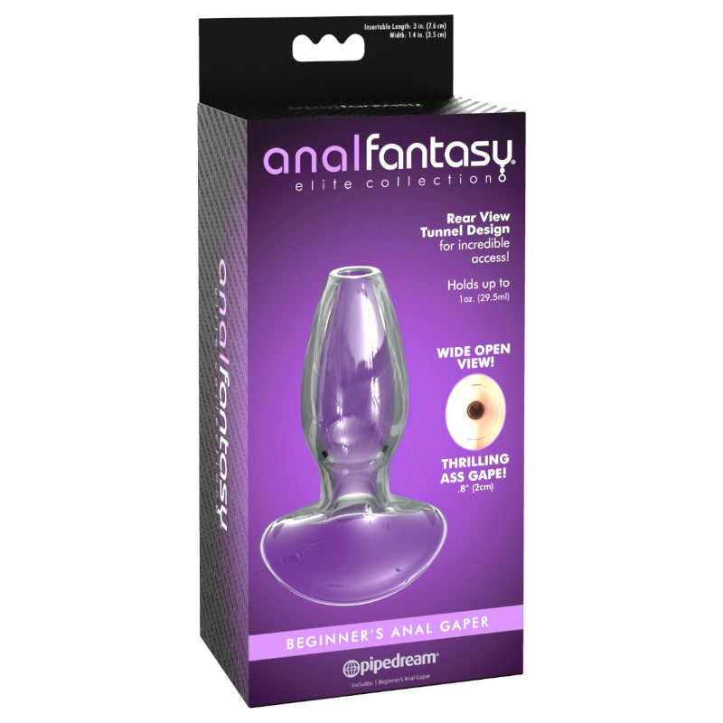 Anal Fantasy Elite Beginner's Anal Glass Gaper-Clear