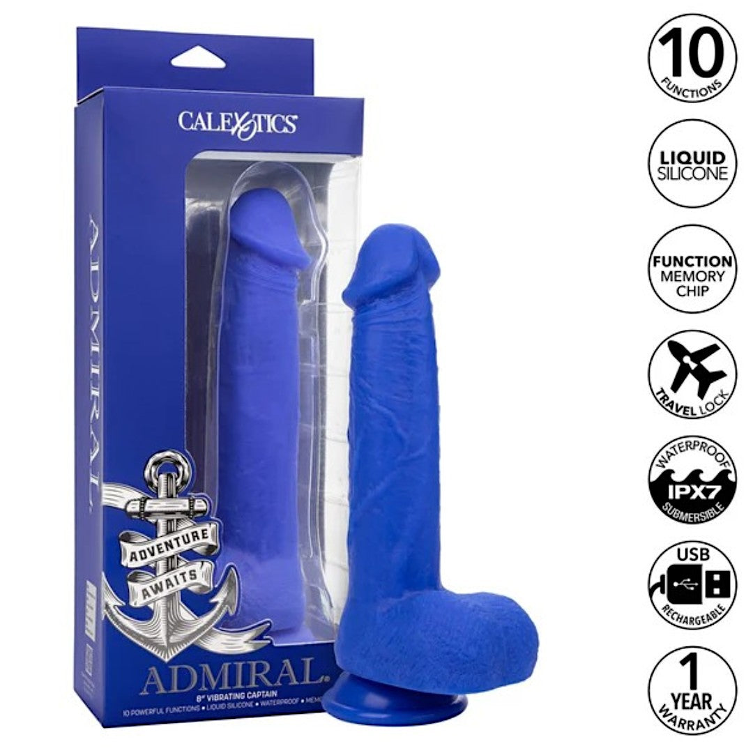 Admiral 7" Vibrating Sailor Dildo