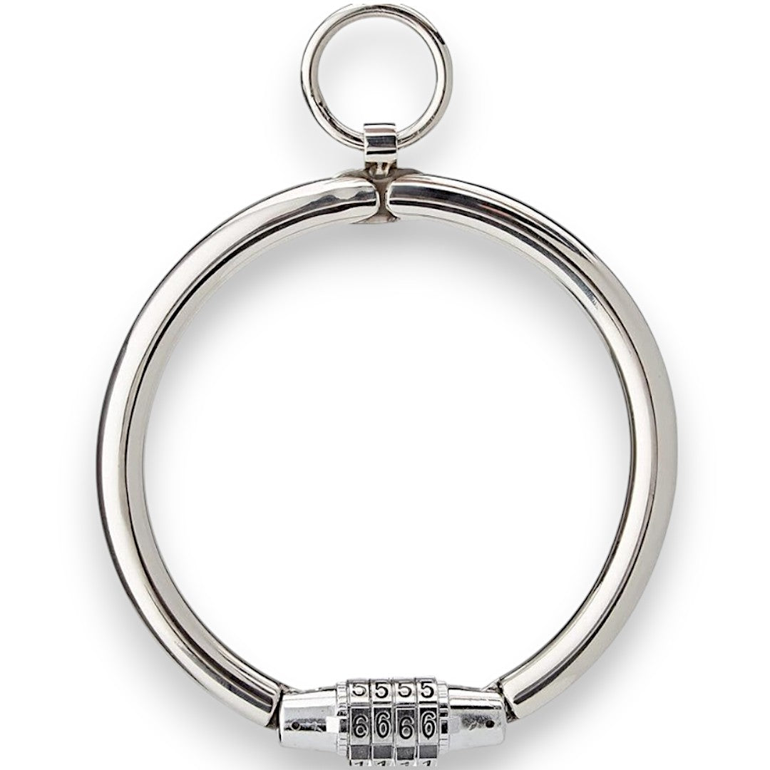 Steel Collar With Combination Lock-Steel