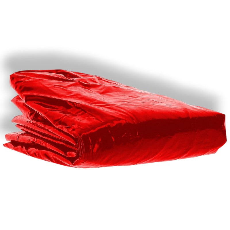 Wet Play Queen Size Bedsheet Red