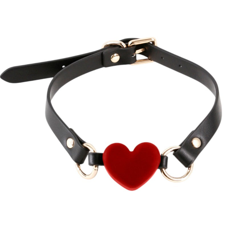 Fetish & Fashion Katherine Heart Gag Red