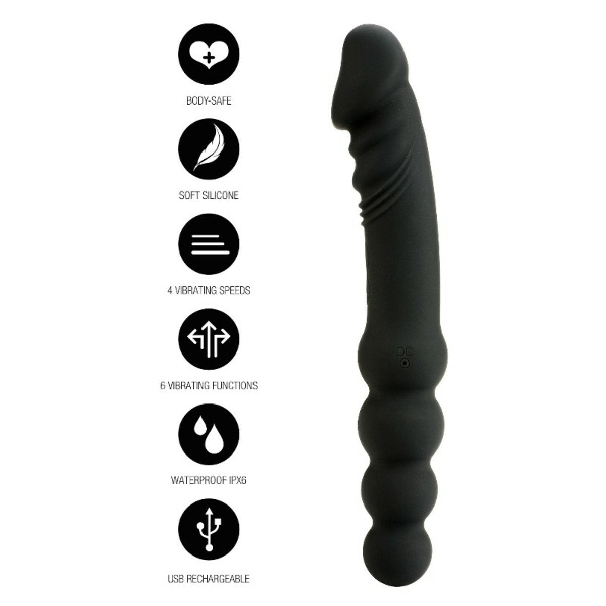 Dual Sided Anal Vibrator