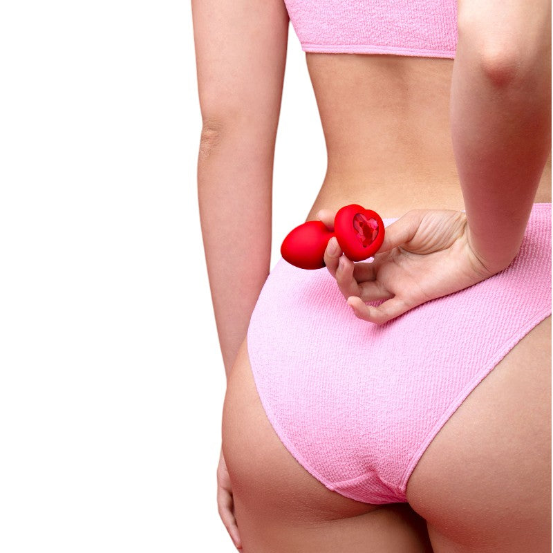 B-Vibe Vibrating Heart Plug M/L