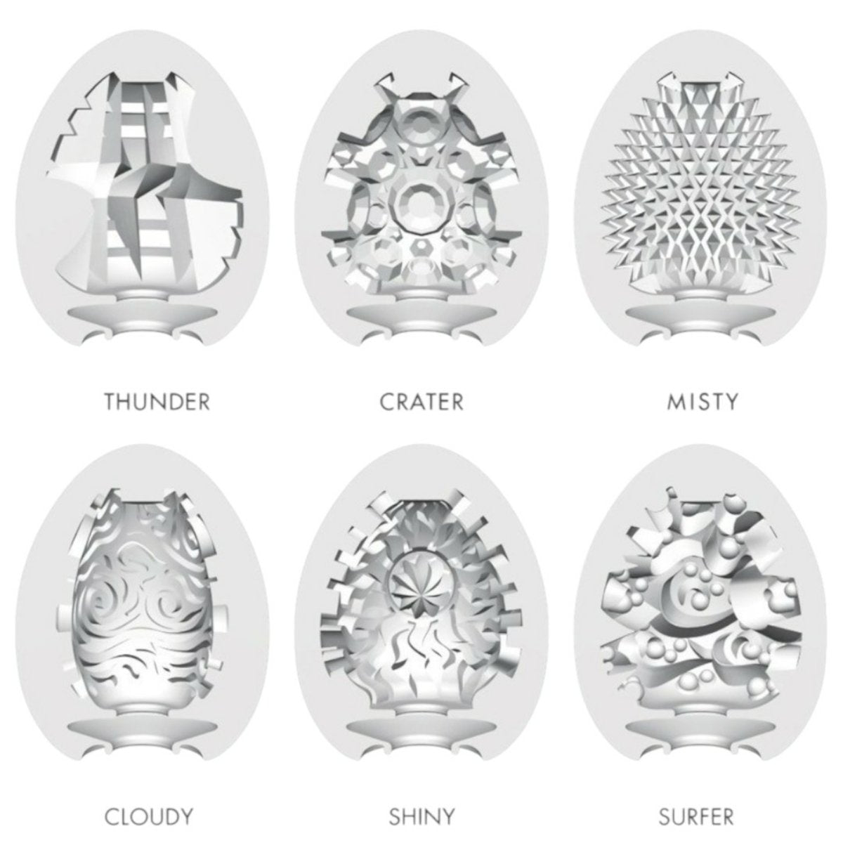 Tenga Egg Series 2-6 Styles