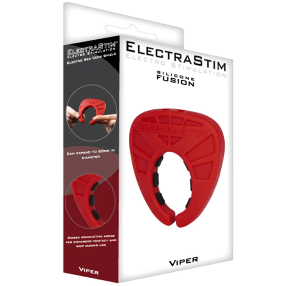 Silicone Fusion Viper Electro Cock Ring