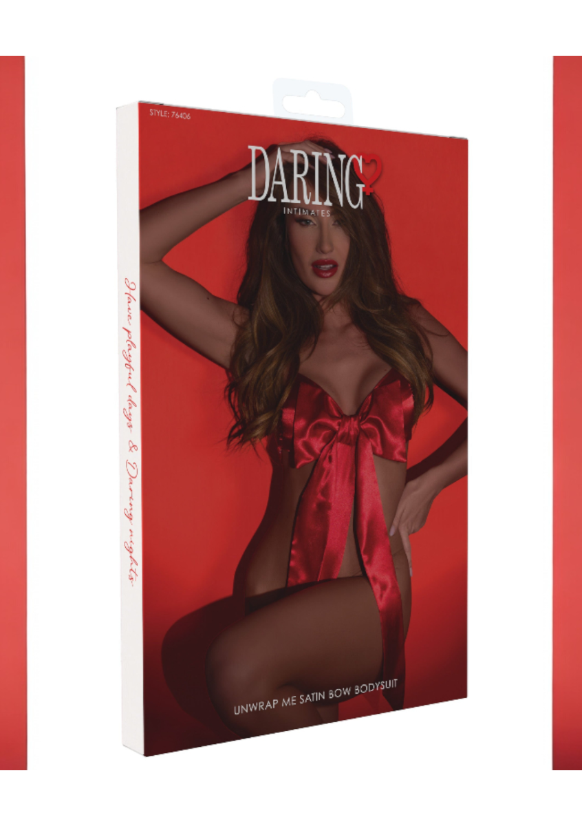 Unwrap Me Satin Bow Bodysuit