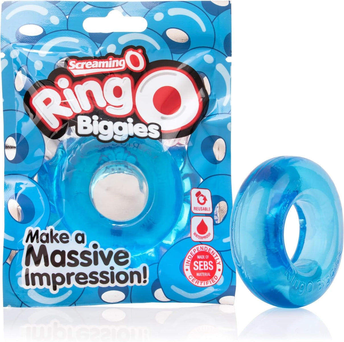 Screaming O-Ringo Biggies Blue Ring