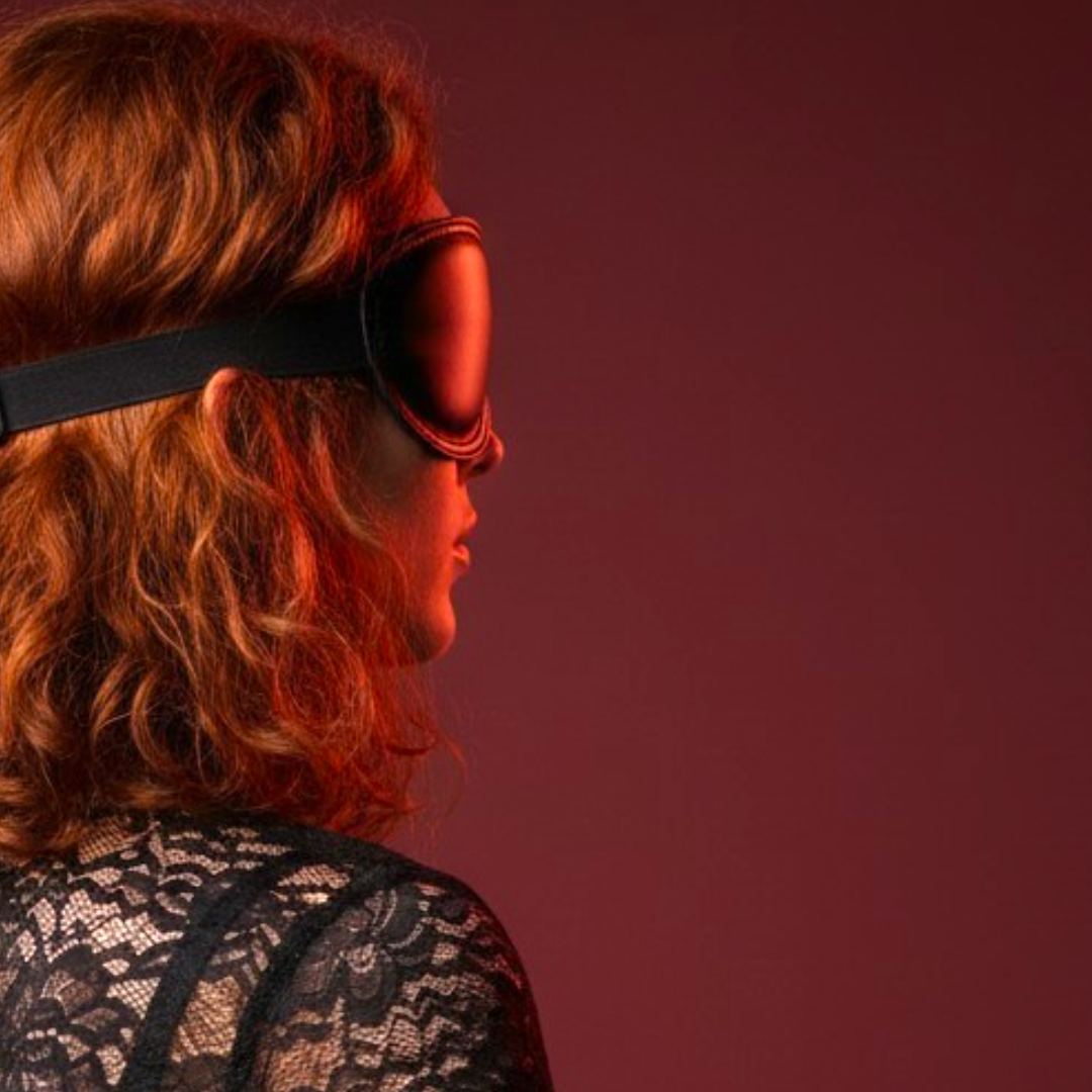 Soft Leather Large Blindfold-Padded MTO