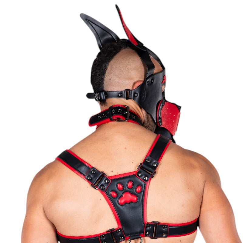 Dog Mask - Red