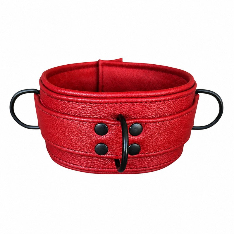 Soft Leather 65mm Wing Collar MTO