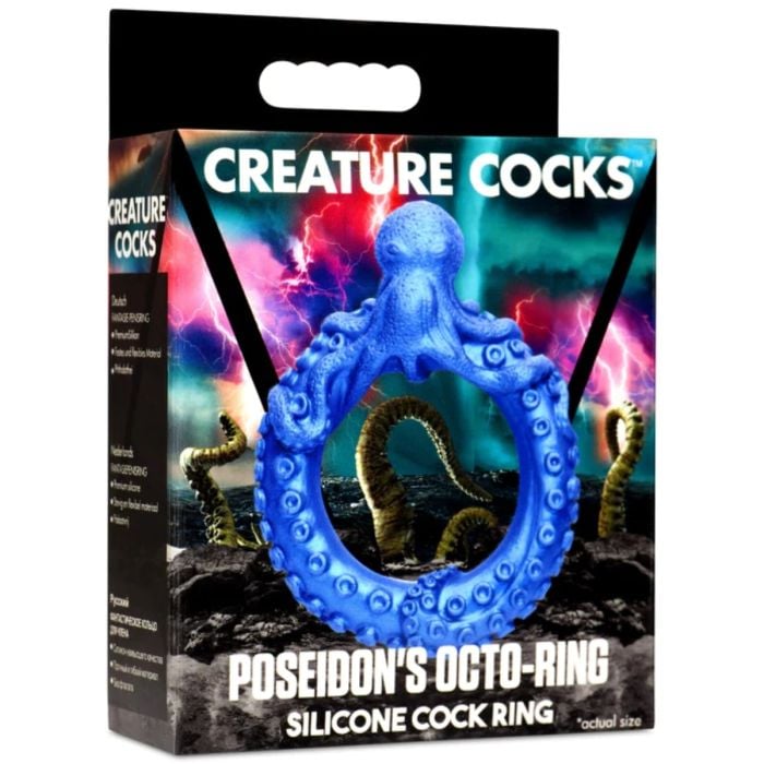 Creature Cocks Poseidon'S Octo Ring Silicone Cock Ring