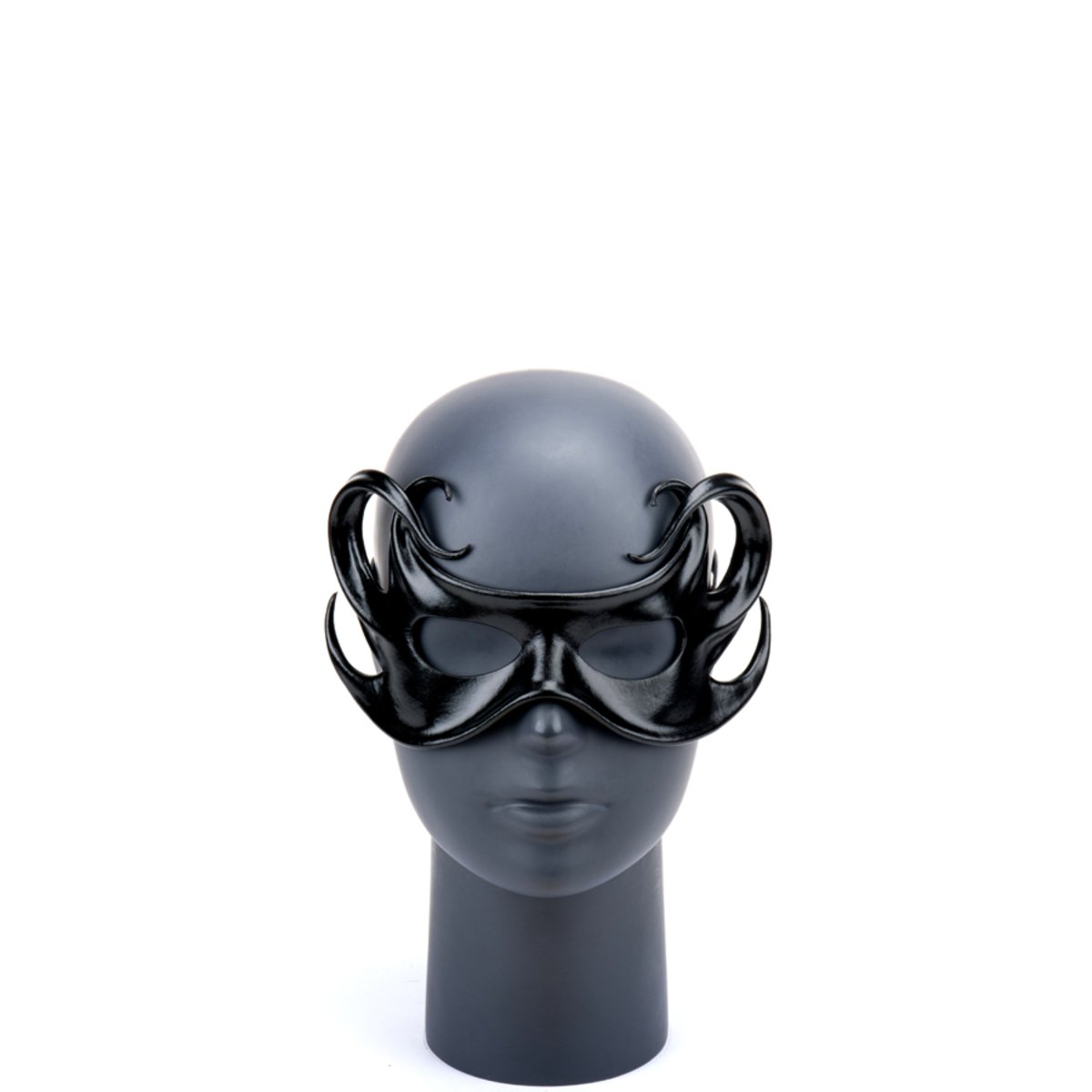 Cecilio Leather Designs Hex Tendrils Mask - Black