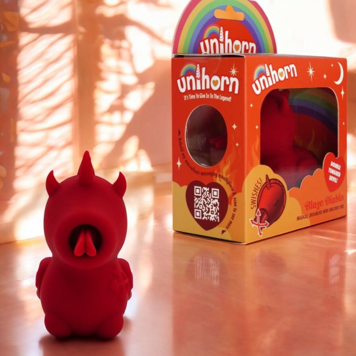 Unihorn Blaze Diablo Swishing Tongue Vibrator
