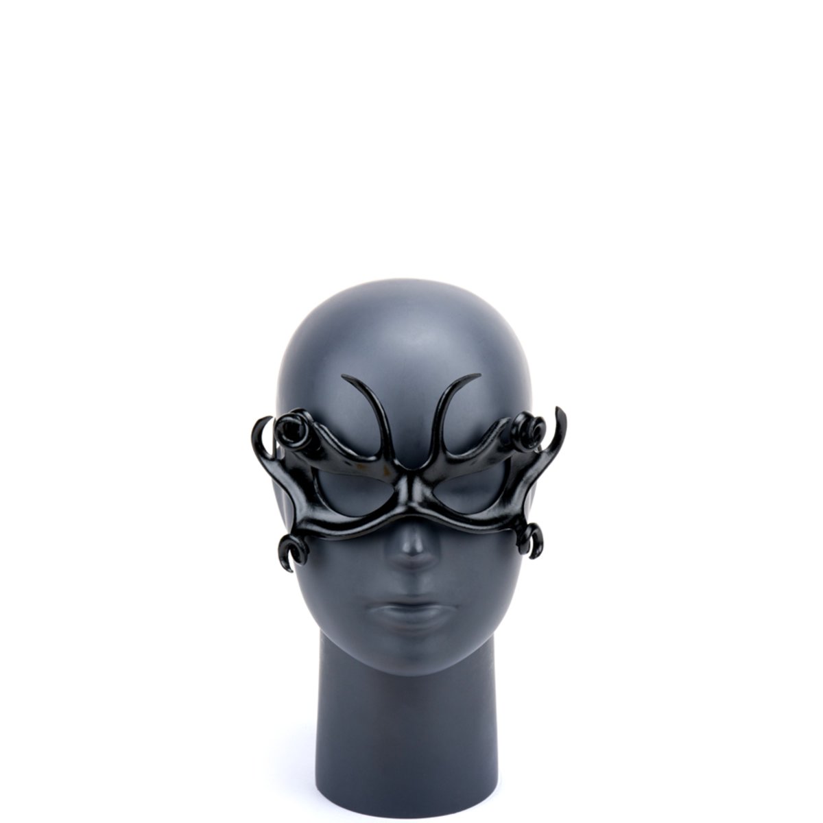 Cecilio Leather Designs Butterfly Mask - Black