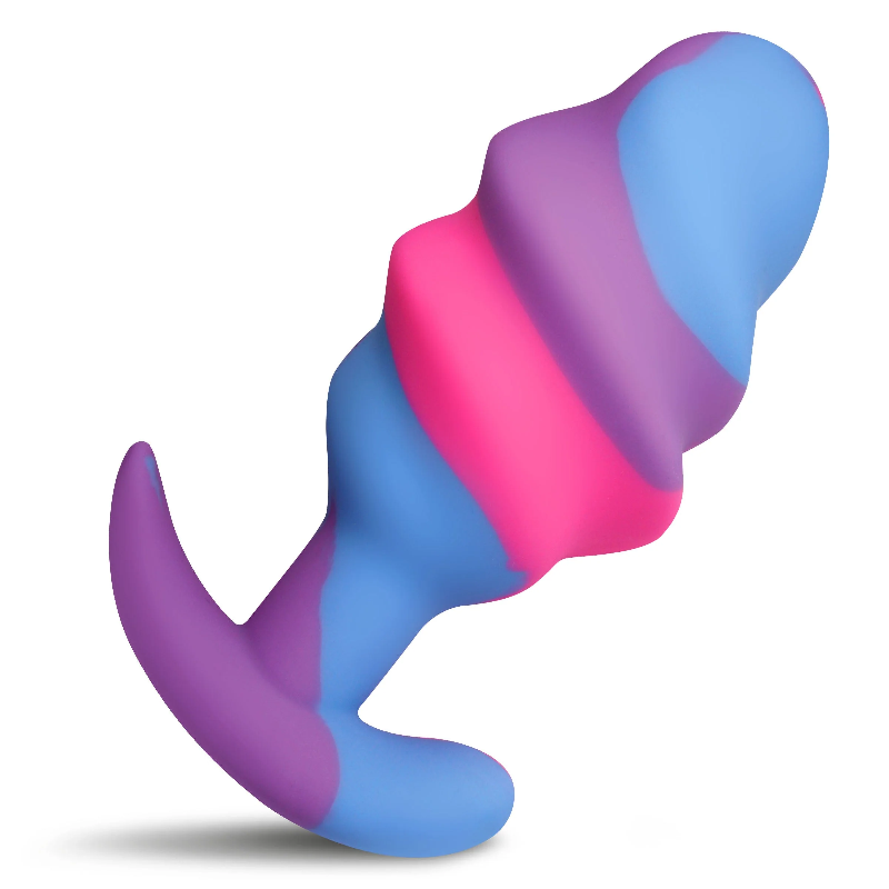 Creature Cocks Swirl Silicone Butt-Plug
