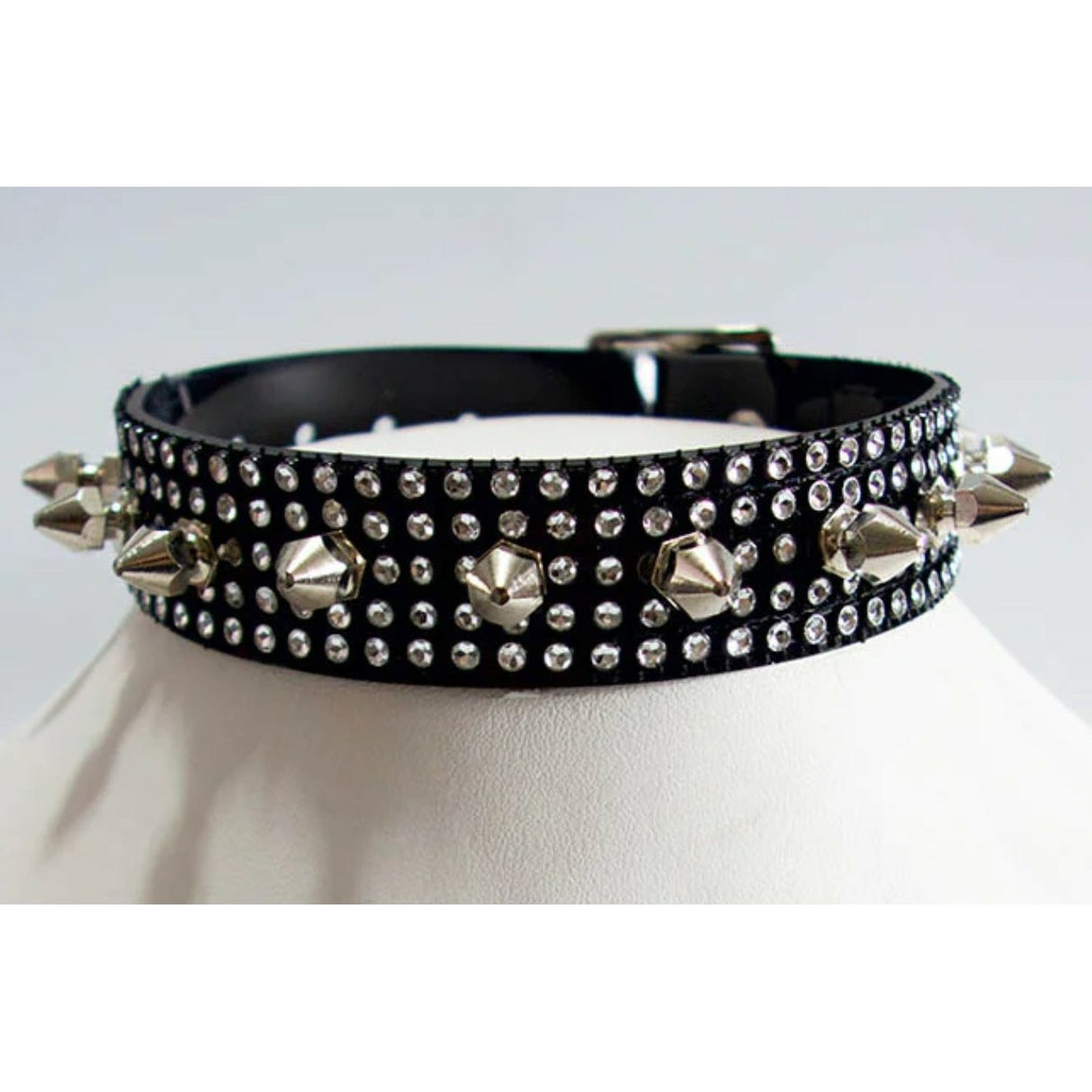 Choker-Diamante And Spikes