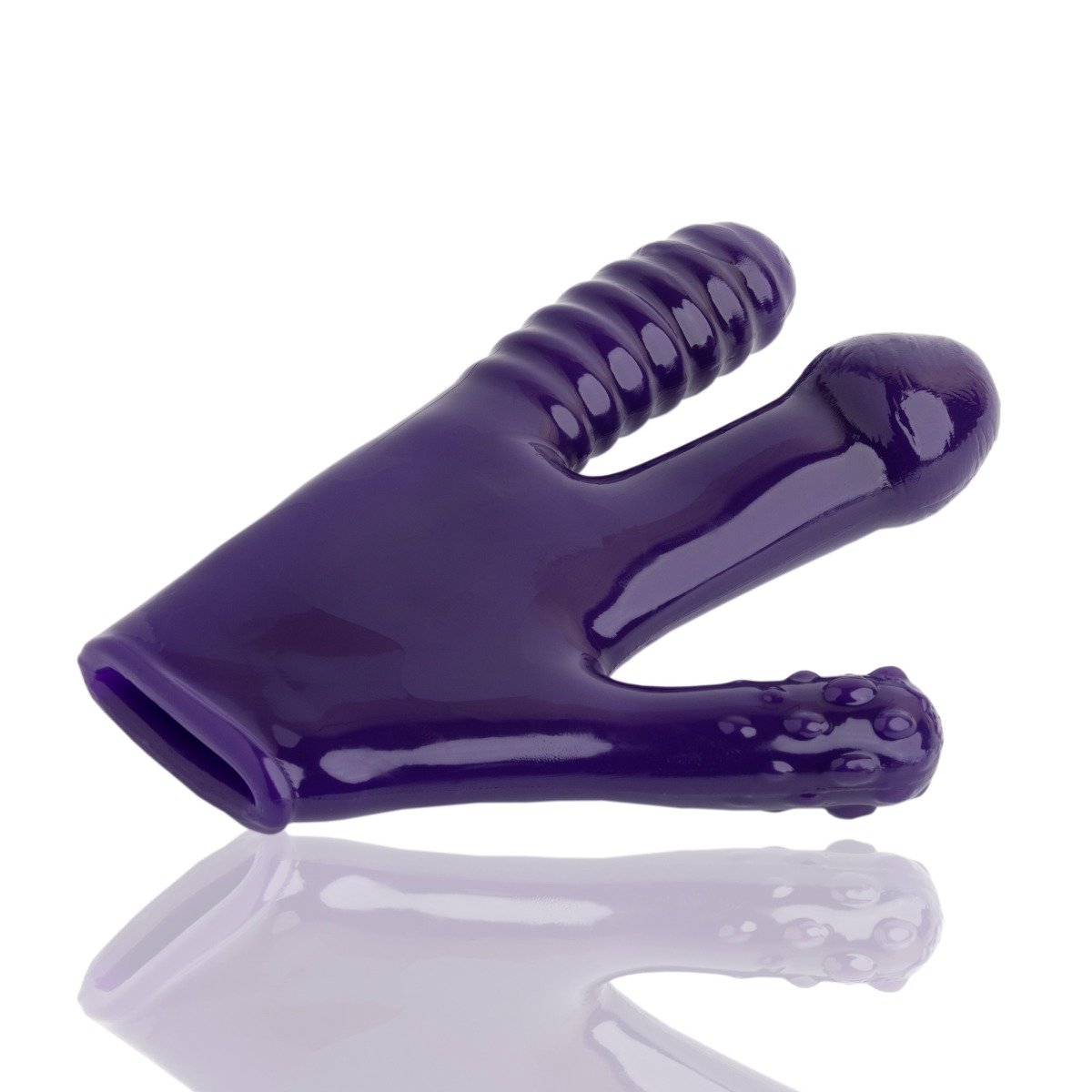 Oxballs - Claw Stretchy Glove With 3 Different Squishy-Soft Dildo Fingers