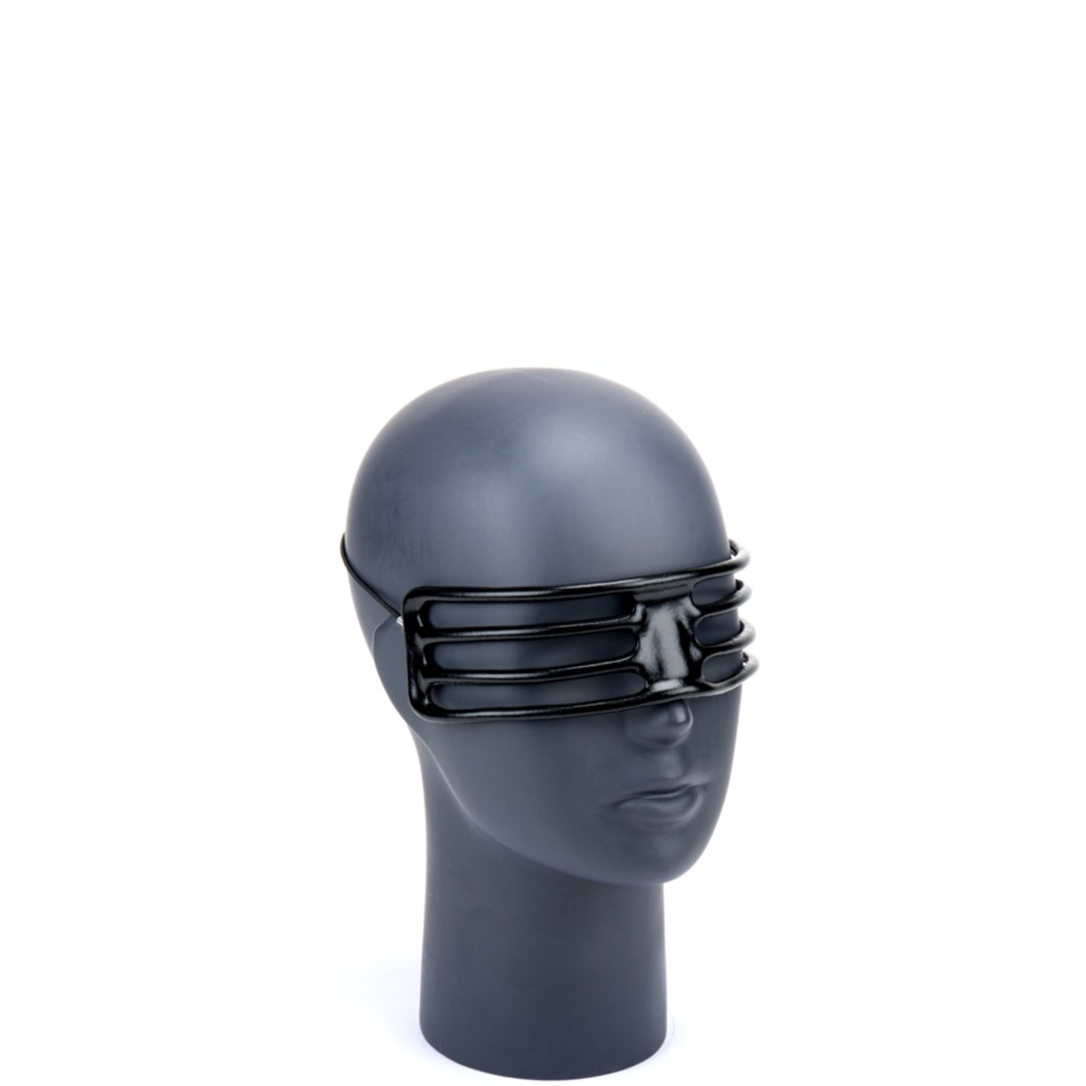 Cecilio Leather Designs Cyber Grille Mask - Black