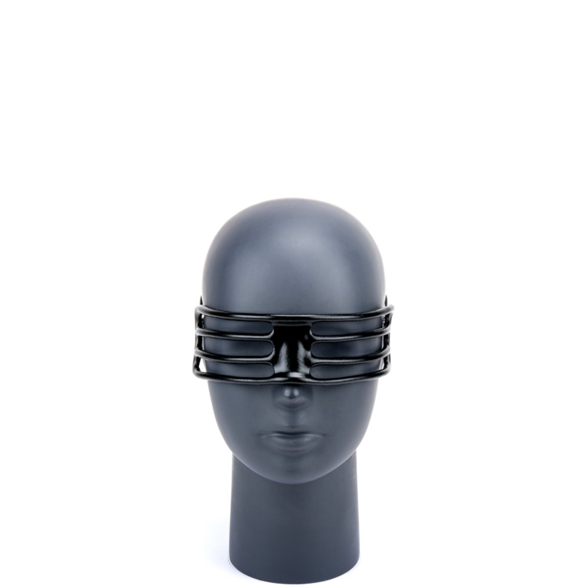 Cecilio Leather Designs Cyber Grille Mask - Black