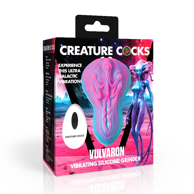 Creature Cocks Vulvaron Vibrating Silicone GrinderW/ Remote Control