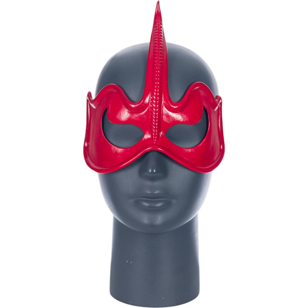 Cecilio Leather Designs Fantasy Unicorn Mask - Red