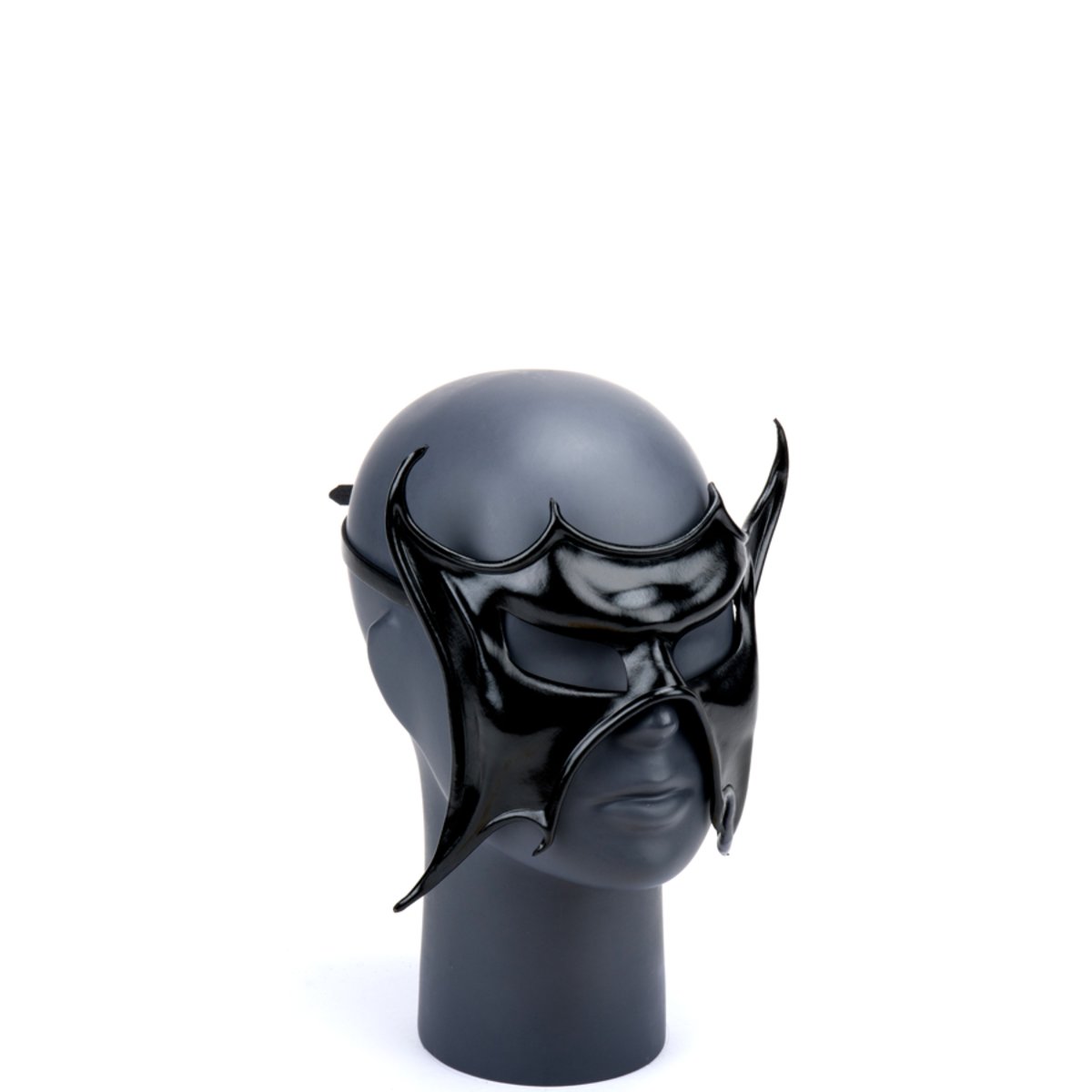 Cecilio Leather Designs Dark Carnival Mask - Black