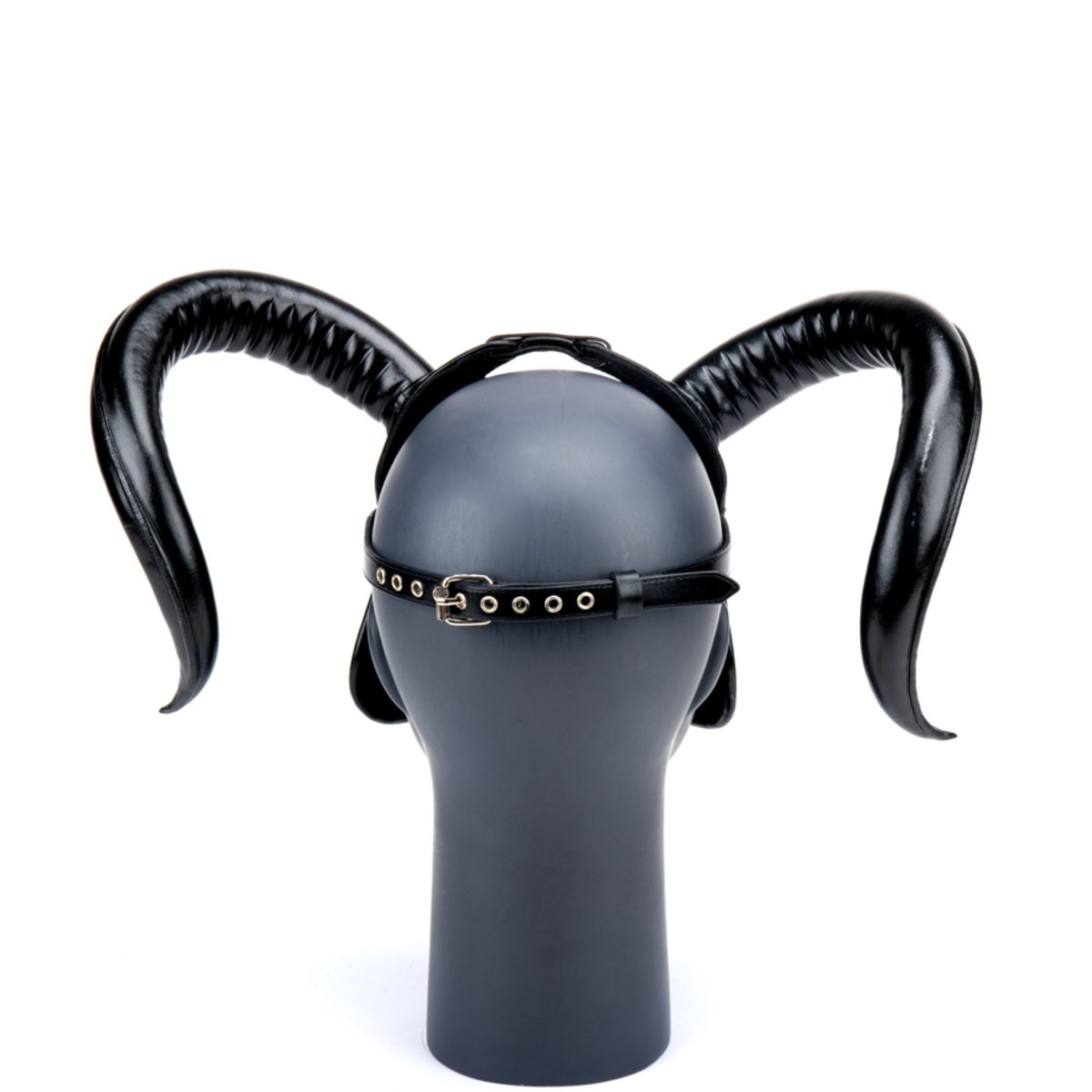 Cecilio Leather Designs Devil Woman Mask - Black