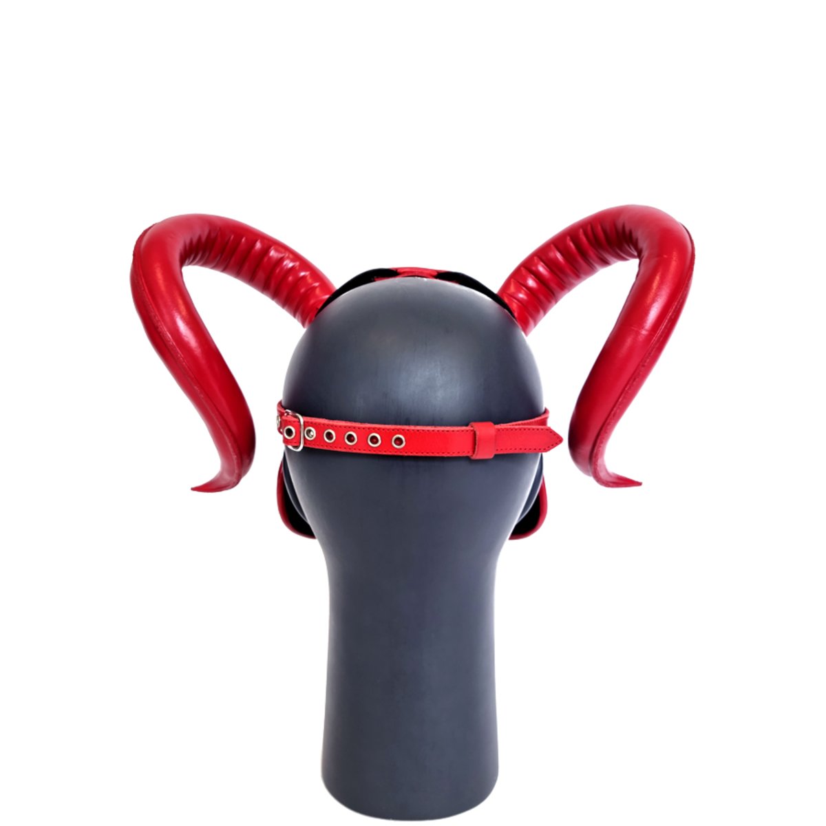 *Devil Woman Red Leather Mask