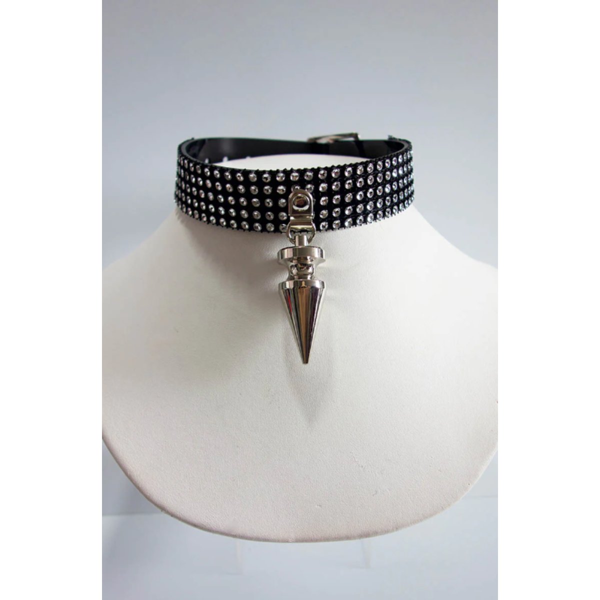 Choker-Diamante And Spike Drop