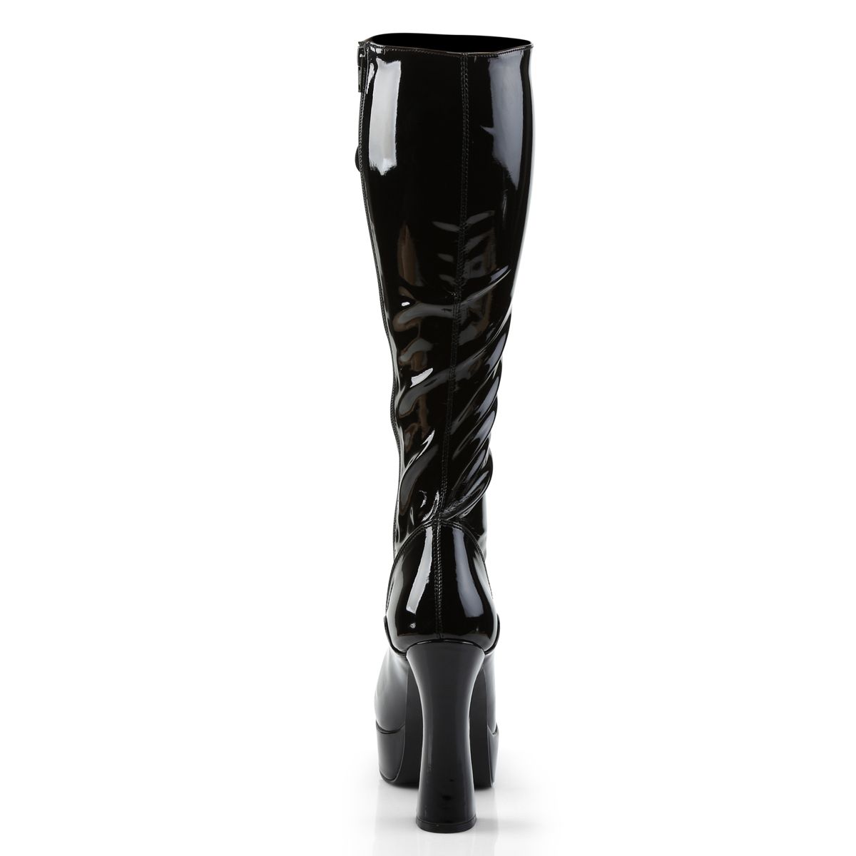 Electra-2023 Lace-Up Knee-High Boot With Stack Heel