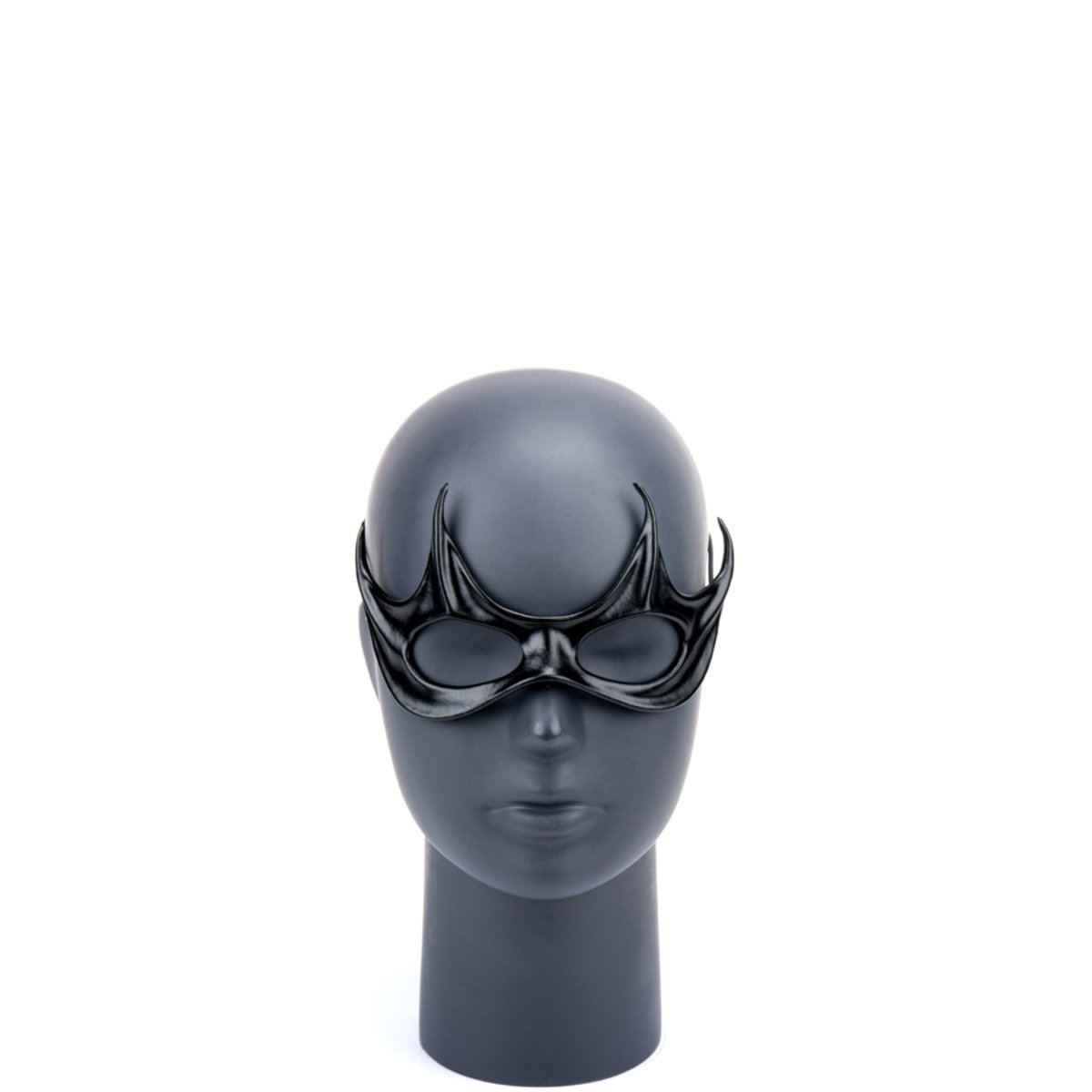 Cecilio Leather Designs Evil Intentions Mask - Black