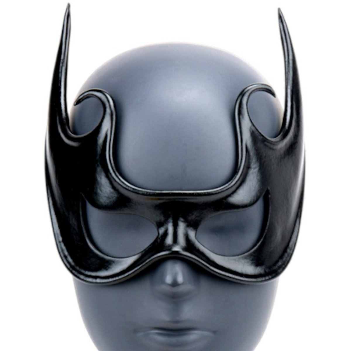 Cecilio Leather Designs Fantasy Bat Mask - Black