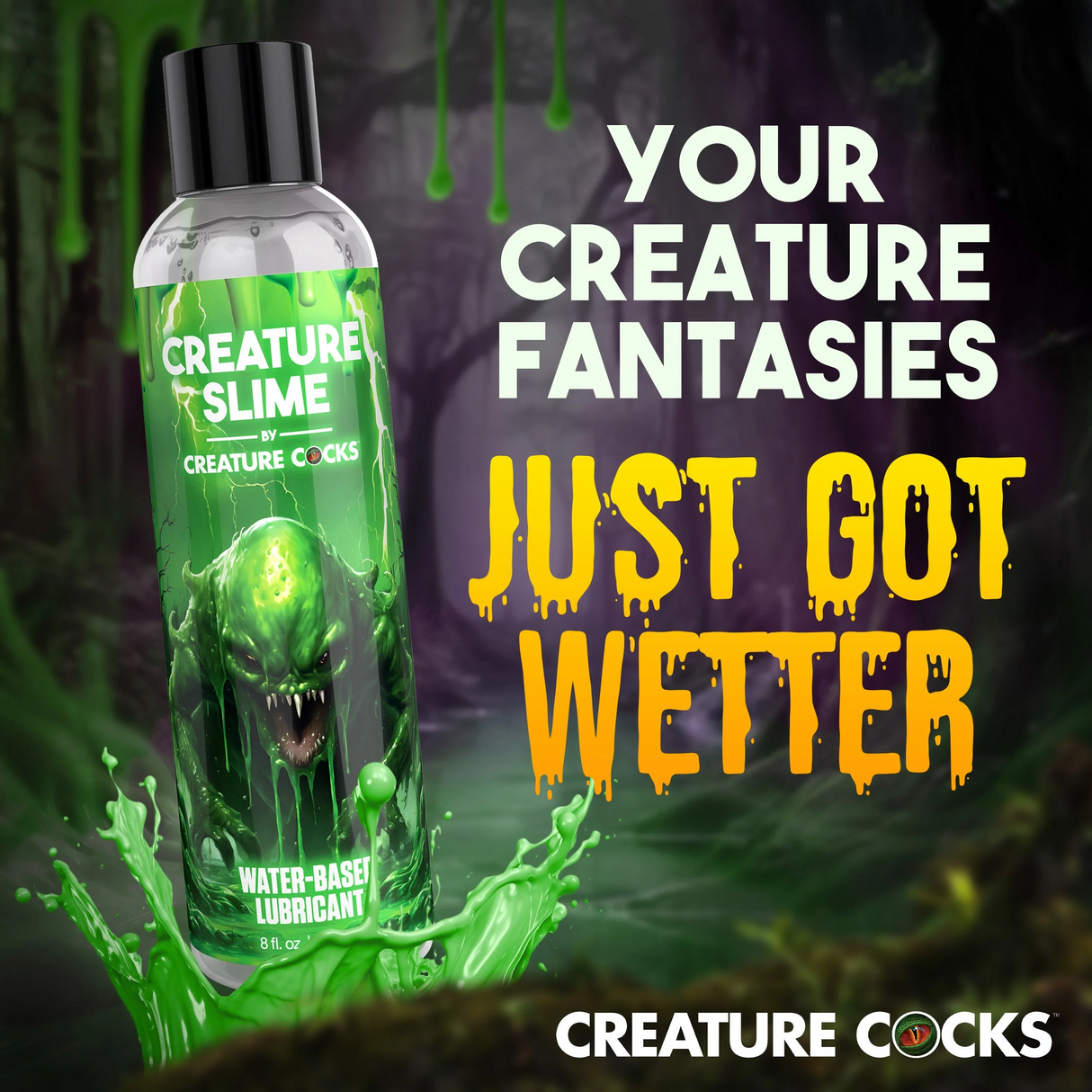 Creature Cocks Creature Slime Water-Based Lubricant 8 oz