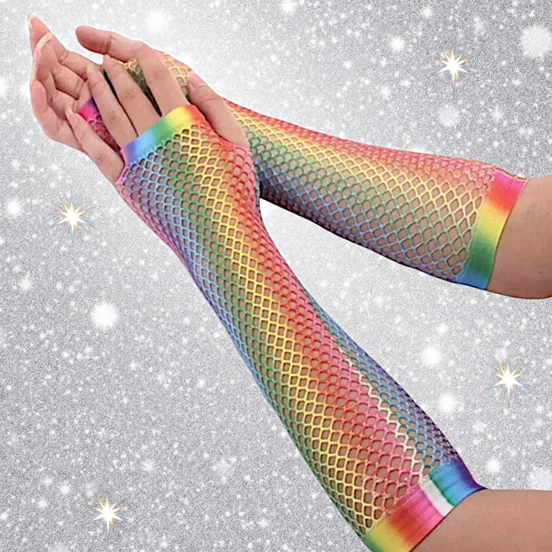 Fantasy Fishnet Elbow Length Glove