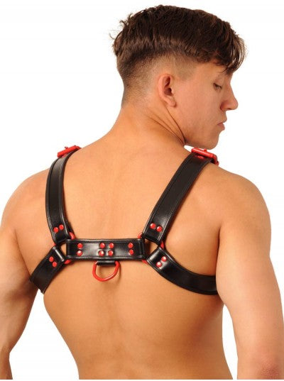 Fist Chest Harness Black/Red