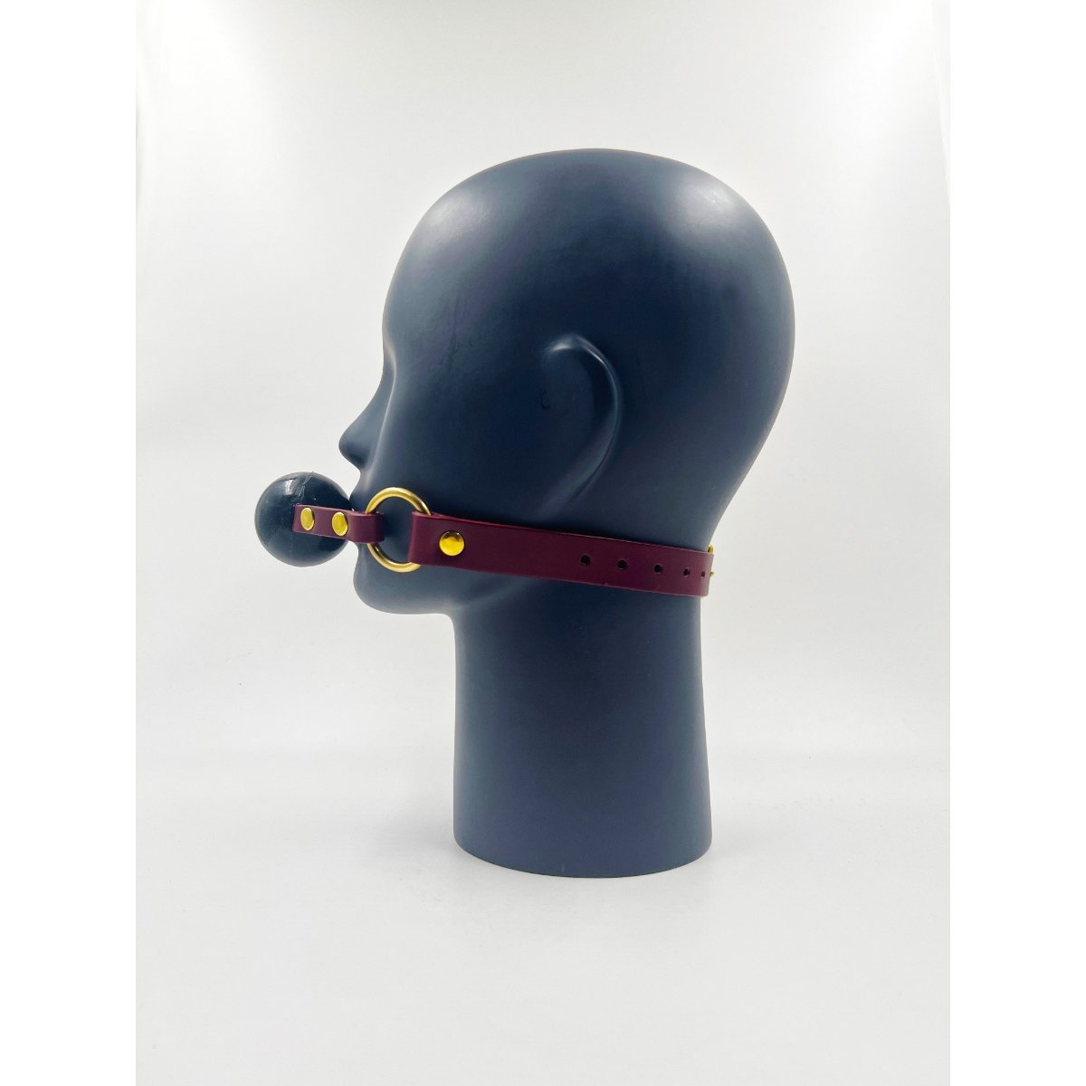 Ball Gag-20mm Strap-Unlined Raw (M2O)