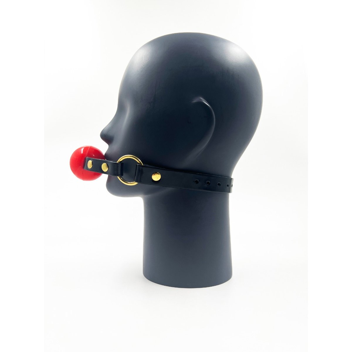 Ball Gag-20mm Strap-Unlined Raw (M2O)