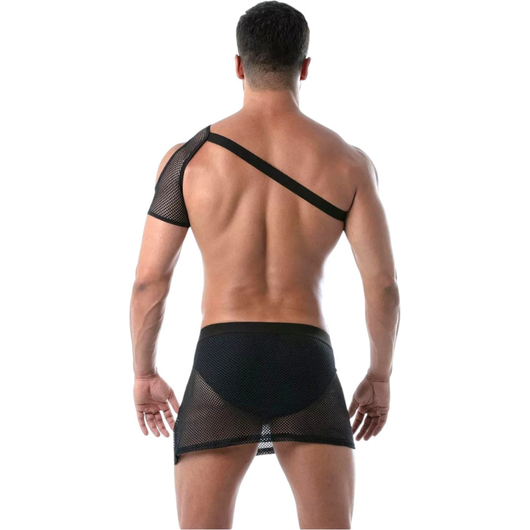 TOF Circuit Mesh Shoulder Harness Black-Black-Xs-S-M