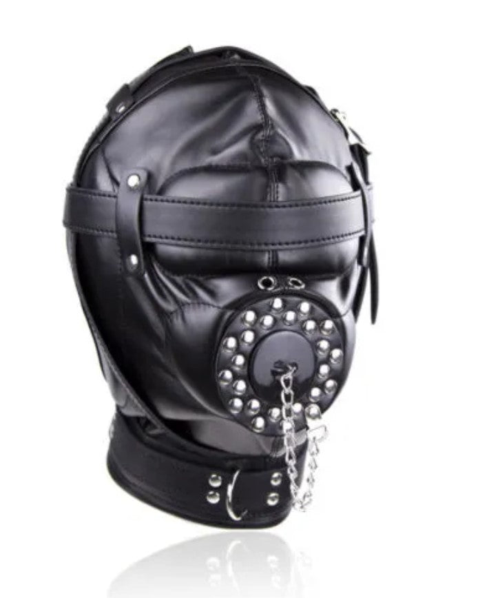 Sensory Deprivation Bondage Plug Hood