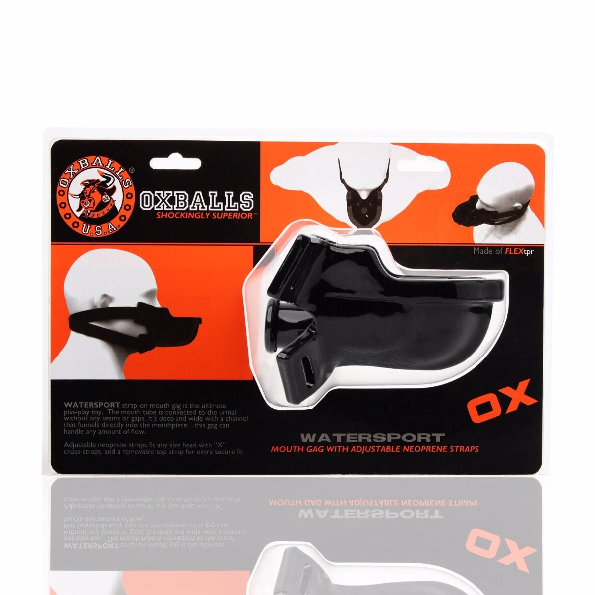 Oxballs - Watersport strap-on Gag Black