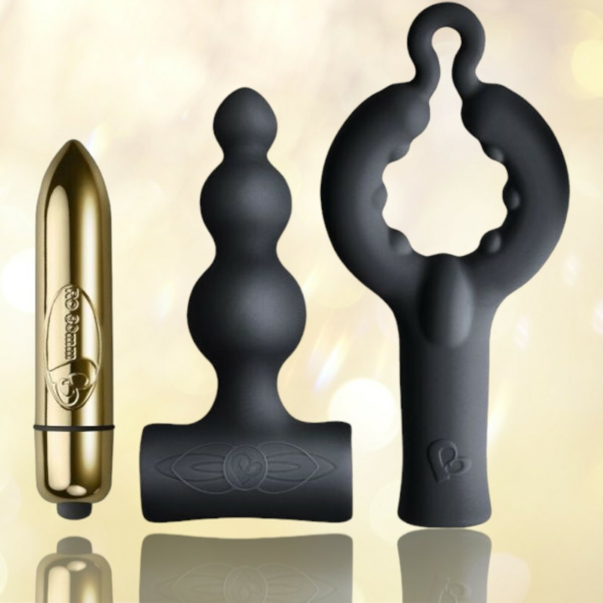 Rocks Off Silhouette-Be Mine Bullet Vibrator Pack For Couples