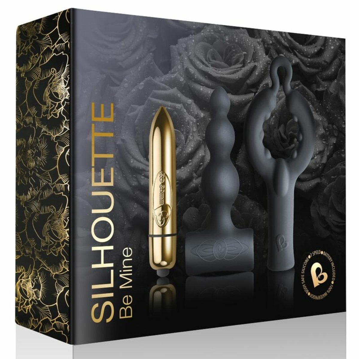 Rocks Off Silhouette-Be Mine Bullet Vibrator Pack For Couples