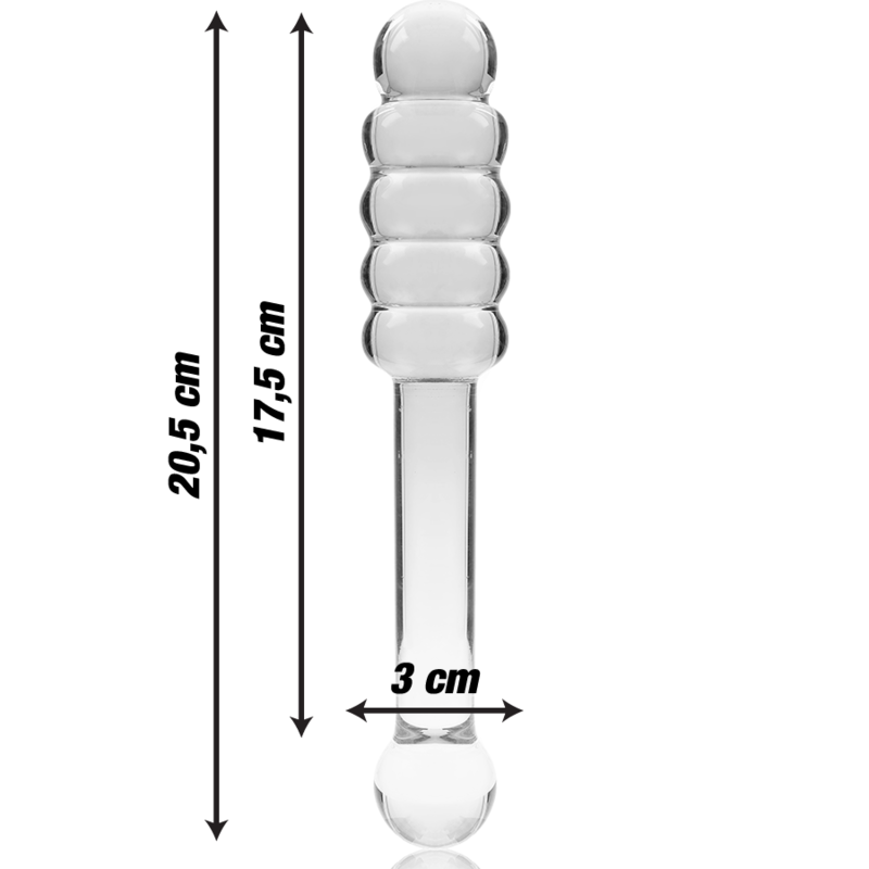 NEBULA 20 Glass Anal Probe Clear