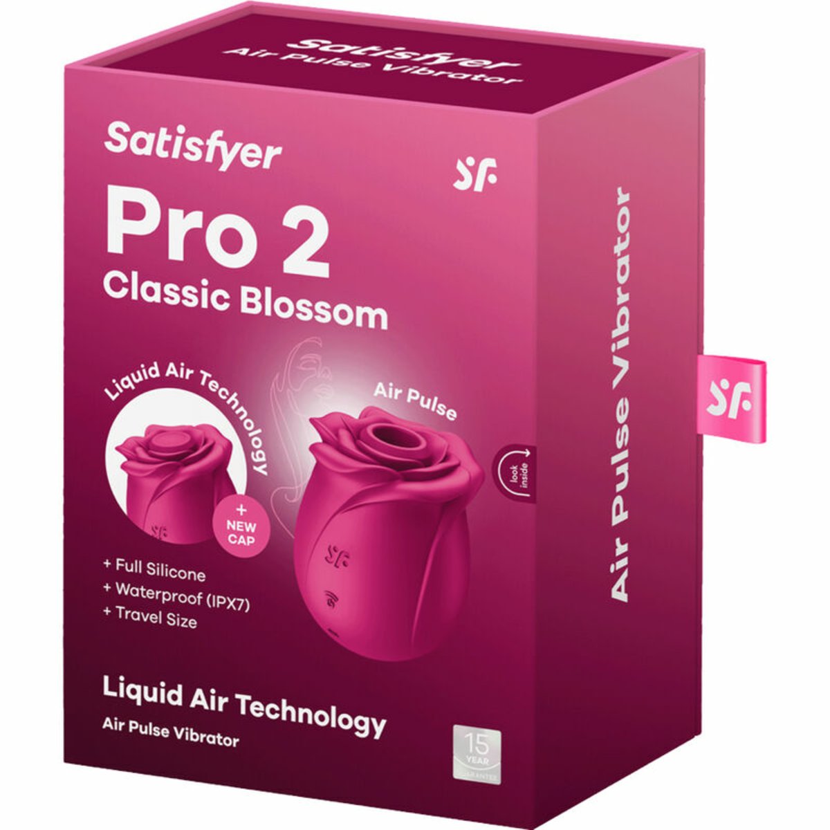 Satisfyer Air Pulse Pro 2 Classic Blossom Clitoral Suction Vibrator