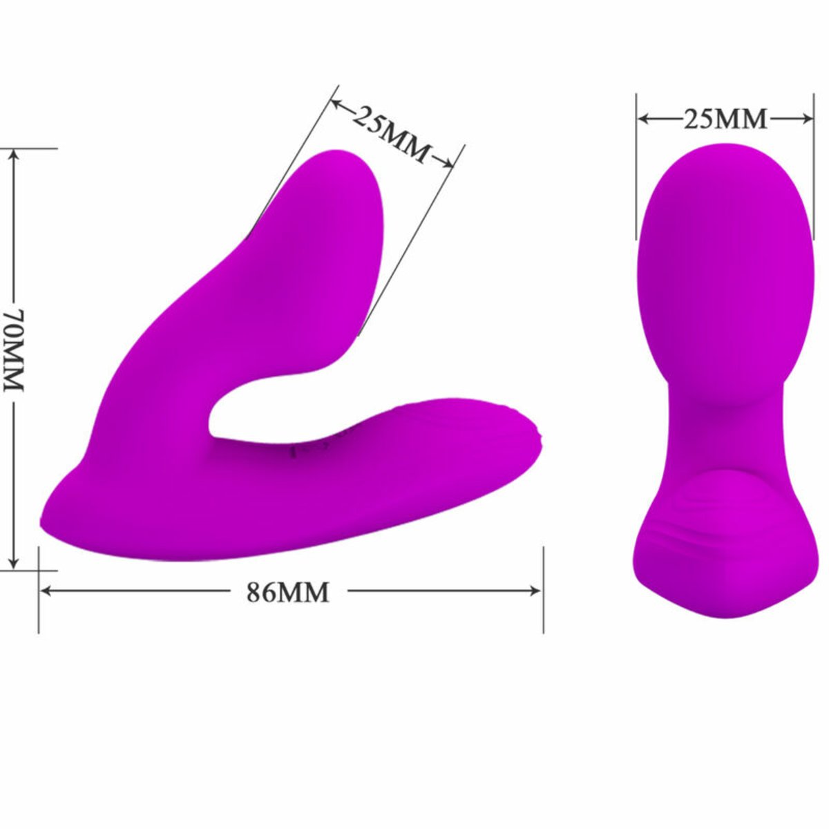 Pretty Love Clitoris Massager With Remote Control